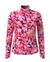 CALLAWAY GEO FLORAL SUN PROTECTION POLO DAMEN