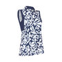 CALLAWAY ABSTRACT FLORAL POLO DAMEN